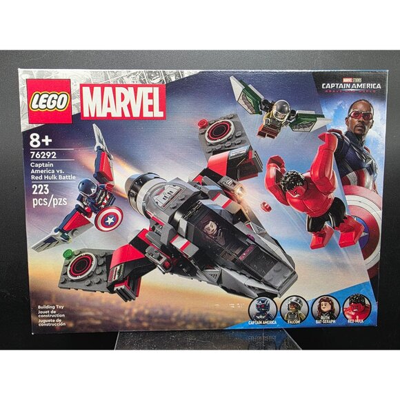 Lego Marvel #76292 Captain America Vs. Red Hulk Battle Building Set 223 Pieces - Picture 1 of 7